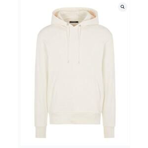 J. Lindeberg Chip Pocket Hoodie Cloud White Size Medium NWT Classic Pullover